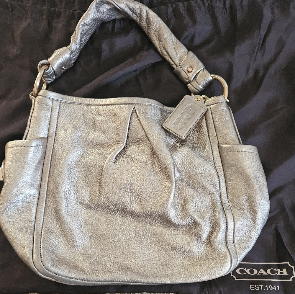 Authentic Coach Parker Leather Shoulder Bag L0882-13466